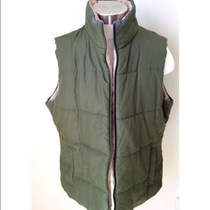 Olive Green Bubble Vest